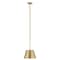 Z-Lite Lilly Pendant, 1-Light, 12 In.W x 9.5 In.H, Rubbed Brass/Rubbed Brass 2307-12RB - alternate 1